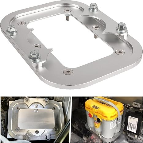 Billet aluminum battery - battery, tray